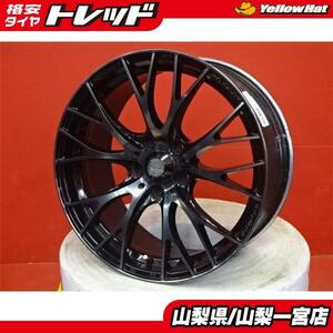 ★18X8.5+35 5H114.3 18X9.5+45 5H114.3 各2本★ 中古アルミホイール4本 ウェッズスポーツSA20R WBCカラー 送料無料