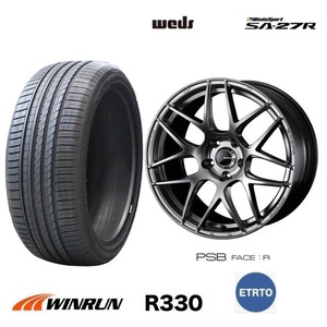 取寄せ品 ウェッズスポーツ SA-27R PSB 7.5J+45 5H-114.3 ウィンラン R330 2024年 215/45R18インチ ノア ヴォクシー ステップワゴン