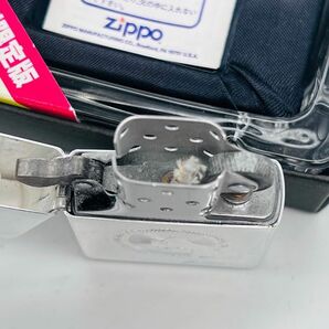 未使用 ZIPPO ジッポー ウィンディ 特別限定場版 銀10ミクロン厚メッキ クリスタル灰皿付き 限定ナンバー刻印入り ジッポの画像5