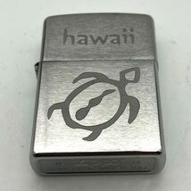 ZIPPO ジッポー hawaii ハワイ タートル 海亀柄 銀 14年製 ジッポ ライター オイルライター_画像1