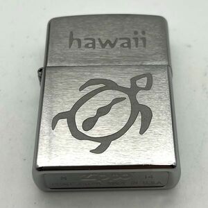 ZIPPO ジッポー hawaii ハワイ タートル 海亀柄 銀 14年製 ジッポ ライター オイルライター