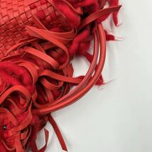 1円【極美品・鑑定済み】BOTTEGA VENETA ボッテガヴェネタ カバ ポーチ付 イントレチャート ハンドバッグ トートバッグ 大容量 本革 _画像9