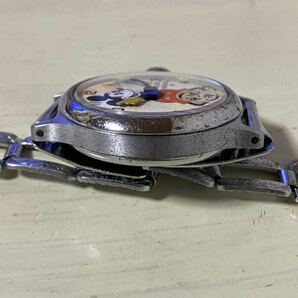 腕時計 ディズニー ミッキーマウス インガーソル ファーストモデル アンティーク レトロ INGERSOLL 1933's 2針手巻き スモセコ 稼働品の画像5