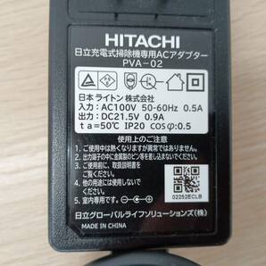 ☆【EM364】HITACHI 日立 PV-BL10G コードレススティッククリーナー掃除機 ラクかるスティック サイクロン式2022年式 レッド 通電確認済の画像10