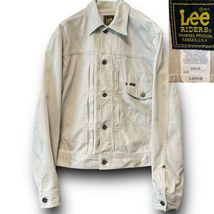 Lee リー 101-J ピケ 1stモデル ファースト オフホワイト ジャケット size L ウエスターナー