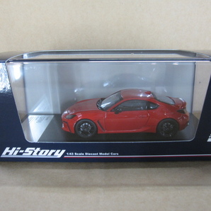 1/43 ハイストーリーToyota GR86 RZ （2021） スパークレッドの画像1