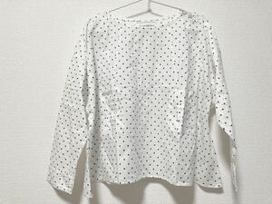 LA MARINE FRANCAISE La Marine Francaise easy dot pattern pull over shirt beautiful goods natural 