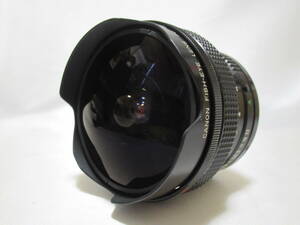 【ジャンク品】Canon / キャノン　FISH-EYE LENS FD 15mm 1:2.8　魚眼レンズ　カメラレンズ