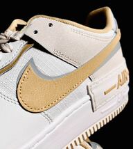 ☆送料込■新品28.0cm■ナイキ エアフォース 1 シャドウ AIR FORCE 1 SHADOW WMNS サミットホワイト/ピュアプラチナム/セサミ_画像6