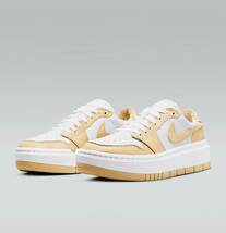 ☆送料込■新品26.5cm■ナイキ エア ジョーダン 1 エレベート LOW AIR JORDAN 1 ホワイト/ホワイトオニキスWMNS 厚底【定価.17600円】_画像10