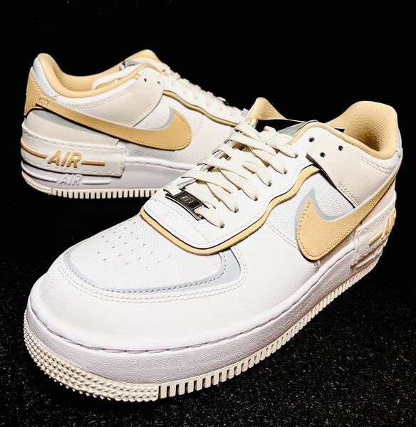 ☆送料込■新品28.0cm■ナイキ エアフォース 1 シャドウ AIR FORCE 1 SHADOW WMNS サミットホワイト/ピュアプラチナム/セサミ