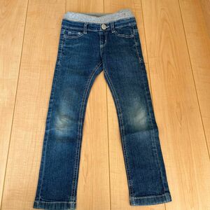 ジーンズ デニム スキニー ストレッチ インディゴ　ライトオン　size120