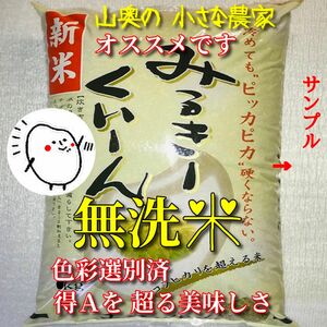 【超希少】ミルキークイーン　酵素米　玄米 ５ｋｇ「無洗米に精米」棚田米　新米　米　無洗米　コシヒカリ　つや姫　ミルキークィーン