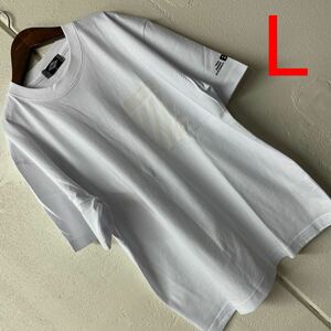 LサイズメンズBALLプリント半袖Tシャツ白
