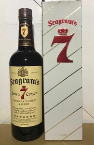 Seagram‘s シーグラム　セブンクラウン 750ml 40% 元箱付き