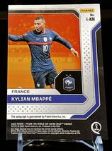 2022 PANINI PRIZM WORLD CUP QATAR KYLIAN MBAPPE エムバペ　ムバッペ　直筆サインカード　サッカー直筆サインカード_画像2