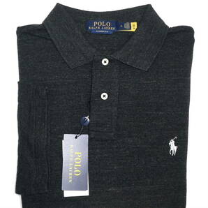 【新品】ラルフローレン ■ 鹿の子ポロシャツ ■ メンズ XL / US L ■ ブラックヘザー POLO RALPH LAUREN 正規品の画像1