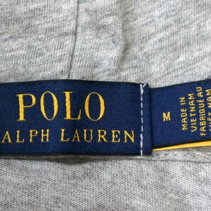 ◆SALE◆【新品】ラルフローレン ■ コットンフーディ ■ メンズ L / US M ■ グレー フード付きTシャツ POLO RALPH LAUREN 正規品の画像4