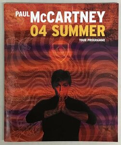 ポールマッカートニーPAUL McCARTNEY「2004 SUMMER TOUR」パンフレット