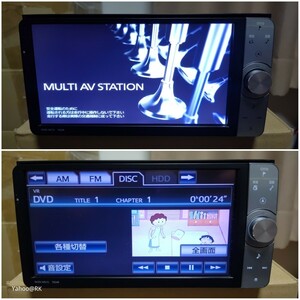 トヨタ純正ナビ 型式 NHZN-W61G DVD再生 テレビ フルセグ SDカード CD録音HDD再生 Bluetooth 品番 08545-00U21 Panasonic