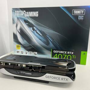 【送料無料】動作確認済み グラフィックボード ZOTAC製 GeForce RTX 4070 Ti 最落なし_316の画像1