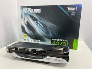 【送料無料】動作確認済み グラフィックボード ZOTAC製 GeForce RTX 4070 Ti 最落なし_316