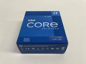 [ free shipping ] new goods unopened CPU Intel Core i7-12700KF there is no highest bid _318