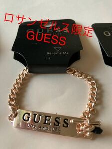  новый товар GUESS Guess браслет America Los Angeles ограничение розовое золото 