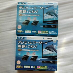 新品未開封2箱セット 2台×2 デジタル家電用 無線LANアダプター 親機＆子機セット WN-AG300EA-S