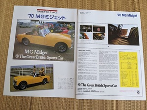 * reprint catalog 1970 year MGmi jet 