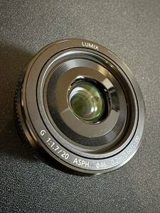【中古】パナソニック ルミックス G 20mm f/1.7 II ASPH レンズ Panasonic Lumix