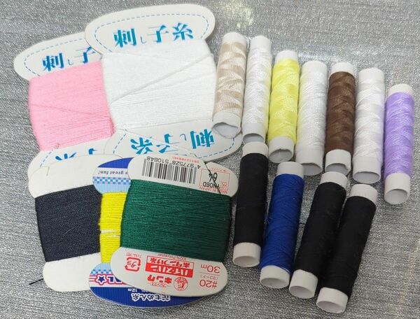 素材 ハンドメイド 糸 リメイク 刺繍糸 セット 