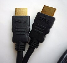 HDMIケーブル タイプA HDMIコード 2m 金メッキ 黒 ブラック ケーブル HDMI High Speed　ハイスピード　_画像5