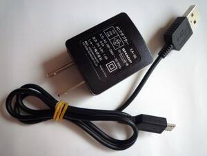 SHARP　シャープ　充電器 ACアダプター ACアダプタ USB充電器　EA-96　 5V 1A 　黒　ブラック