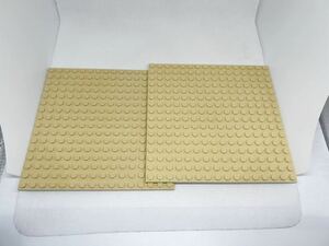 LEGO レゴ 基礎板 16x16 ベージュ