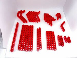 レゴ LEGO ビーム　パーツ　赤　テクニック 