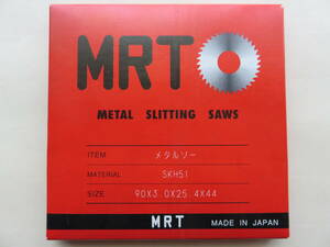 MRT　メタルソー　MS　90X3.0X25.4X44NT　1枚　未使用