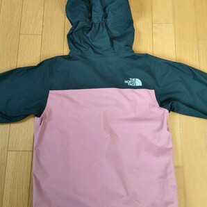 美品★ザ・ノース・フェイス THE NORTH FACE ハイベントレインテックス ★NPJ61915 メイサローズ(ME) 130サイズ  レインウェア キッズ]の画像4