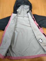 美品★ザ・ノース・フェイス THE NORTH FACE ハイベントレインテックス ★NPJ61915 メイサローズ(ME) 130サイズ 　レインウェア キッズ]_画像6