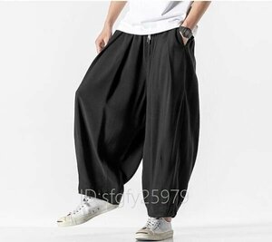 * new goods popular commodity men's sarouel pants jogger pants sweat pants wide pants chino pants bottoms M~5XL 5 color black 