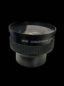 WIDE CONVERSION LENS X0.6 VK-CL15W 58mm ワイドコンバージョン レンズ 0.6倍 中古
