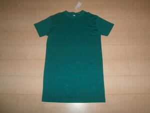 即決★新品★ユニクロ UNIQLO★クルーネック　Tワンピース(半袖)★55Green 緑★サイズS★バスト77～83センチ★②レディース★ルームウェア