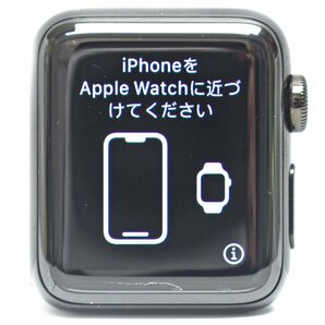 APPLE【アップル】アップルウォッチ シリーズ3 A1889 MQLW2J/A ブラック 初期化・アクティベーションロック解除済み 現状販売【中古】の画像2