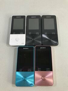 S4613○SONY ソニー WALKMAN ウォークマン 5台まとめ NW-S315 ×3 NW-S313 ×2 ミュージックプレーヤー【ジャンク】同梱不可 240326