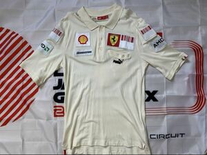 【F1チーム支給品】2009年フェラーリシンガポール限定ポロ日本サイズL