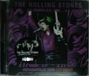 ROLLING STONES 2枚組 輸入盤 CD 1989年 LIVE ローリング・ストーンズ INDIANAPOLIS