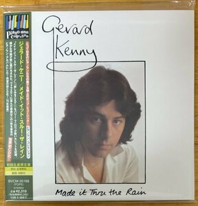 ◎GERARD KENNY / Made It Thru The Rain(Piano-Man Collection)※国内SAMPLE CD/紙ジャケ/未開封/未使用【BMG BVCM-35168】2007/11/21発売