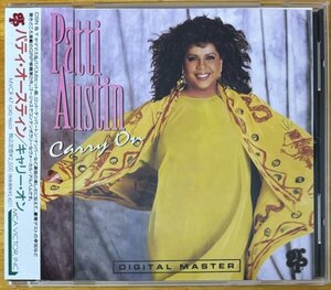 ◎PATTI AUSTIN / Carry On ( Cover Of CSN&Y/Soul-Jazz/AOR ) ※国内盤 SAMPLE CD/難有/ジャンク【 MCA VICTOR MVCR-47 】1991/11/25発売