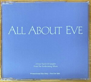 ◎ALL ABOUT EVE /Untitled (Strangeway/Are You Lonely/Ravens/Touched By Jesus4曲)※英国盤Promo CD【 MERCURY HUSH 1 】1991年リリース