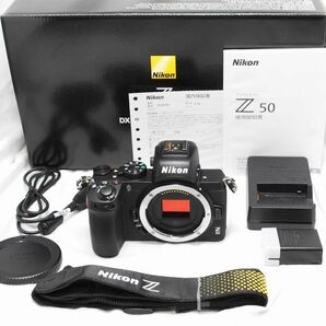 【新品同様の超美品 587ショット・メーカー保証書 付属品完備】Nikon ニコン Z50の画像1